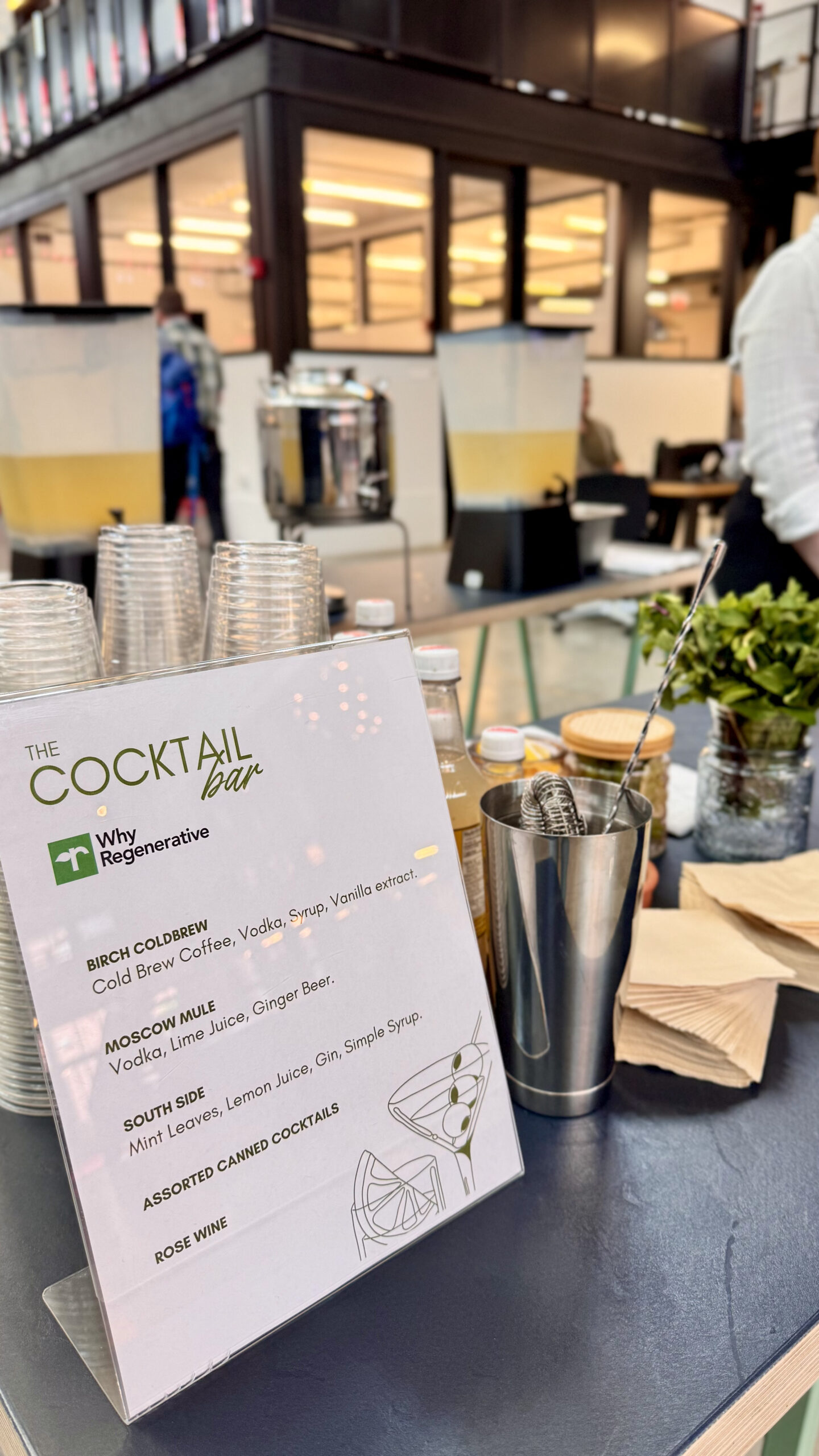 Selene Catering signature cocktail program